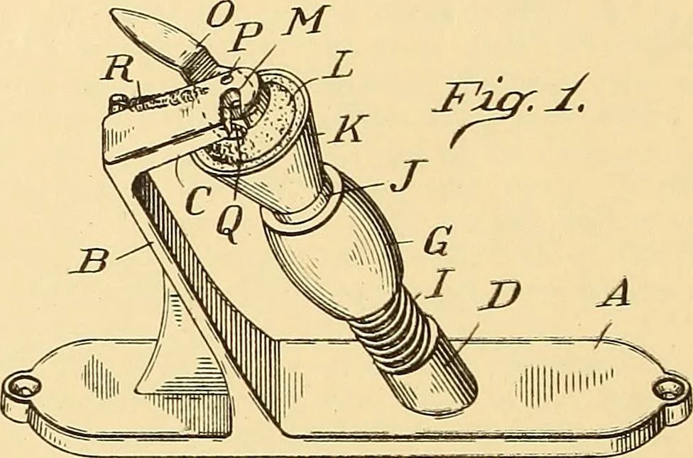 An illustration from [Graphophone patents], 1878, leaf 359