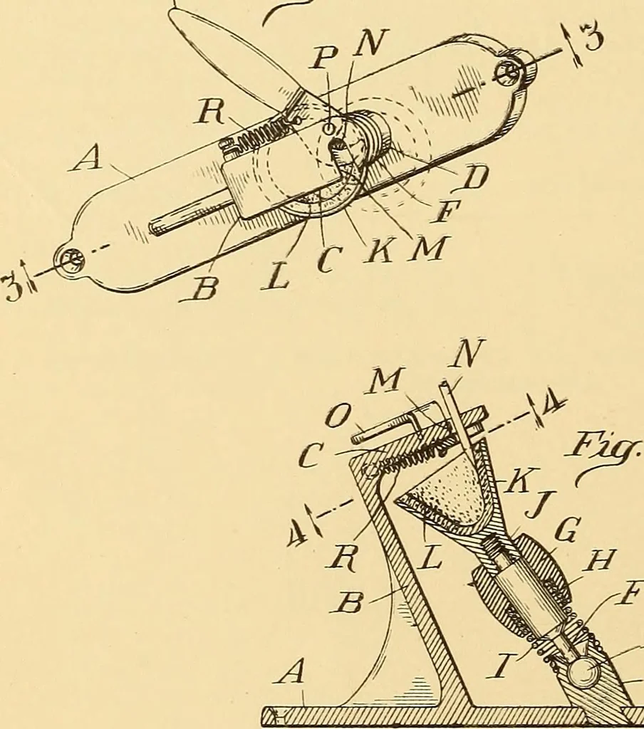 An illustration from [Graphophone patents], 1878, leaf 359