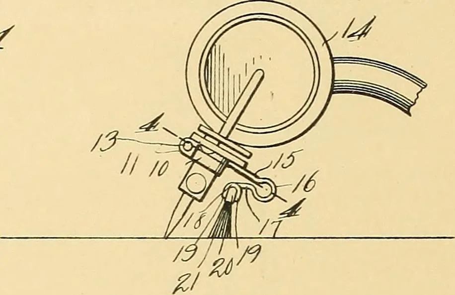 An illustration from [Graphophone patents], 1878, leaf 367