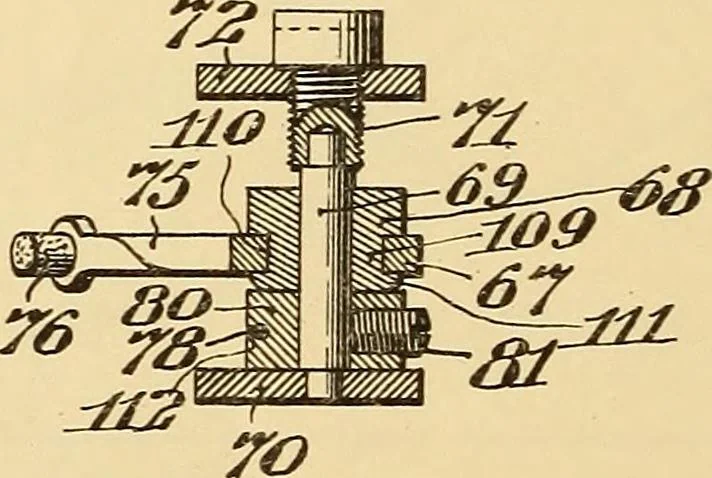 An illustration from [Graphophone patents], 1878, leaf 375
