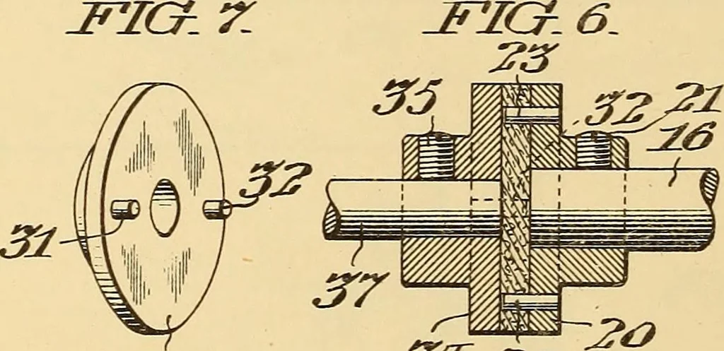 An illustration from [Graphophone patents], 1878, leaf 375