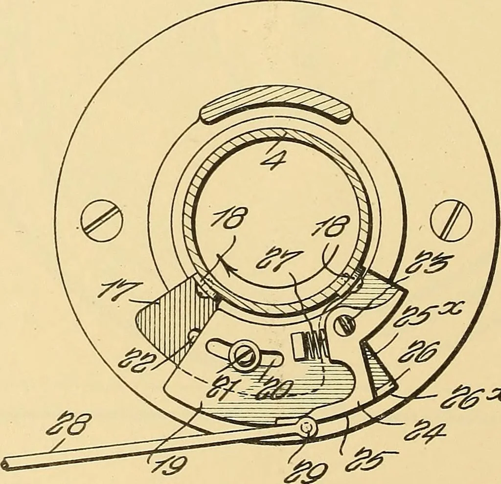 An illustration from [Graphophone patents], 1878, leaf 387