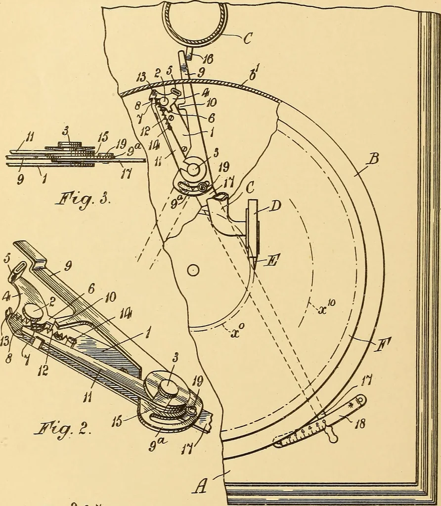 An illustration from [Graphophone patents], 1878, leaf 395