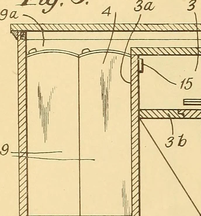 An illustration from [Graphophone patents], 1878, leaf 423