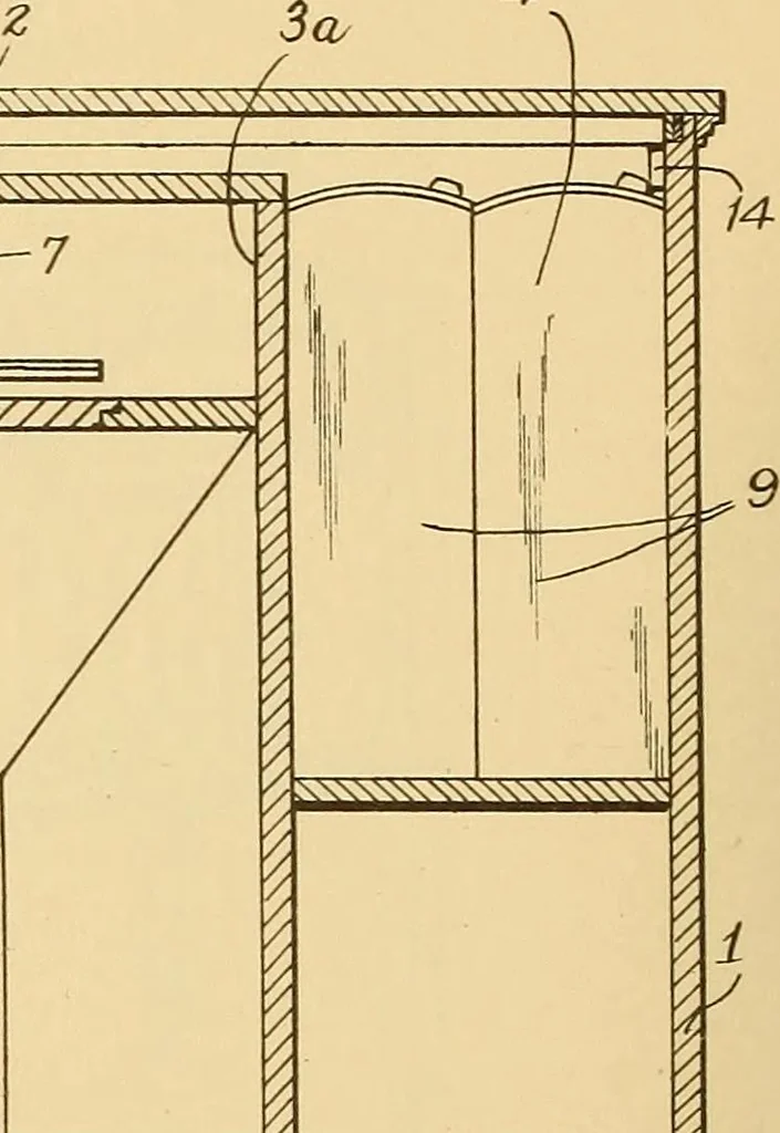 An illustration from [Graphophone patents], 1878, leaf 423