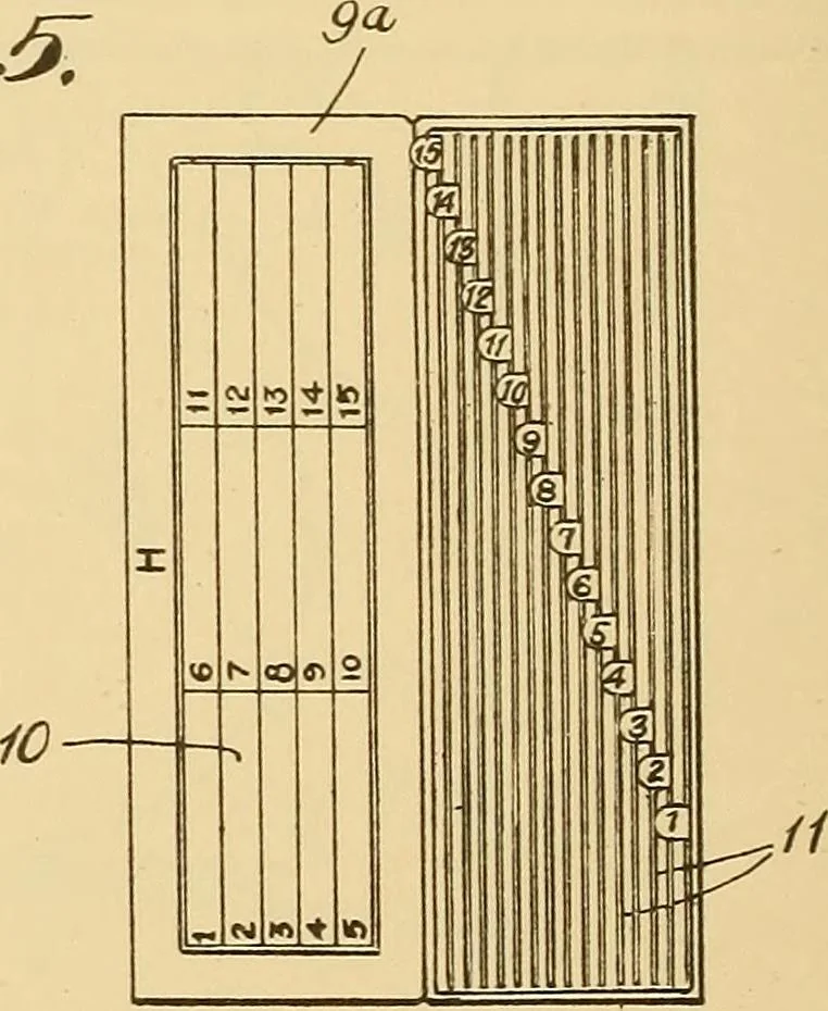 An illustration from [Graphophone patents], 1878, leaf 423