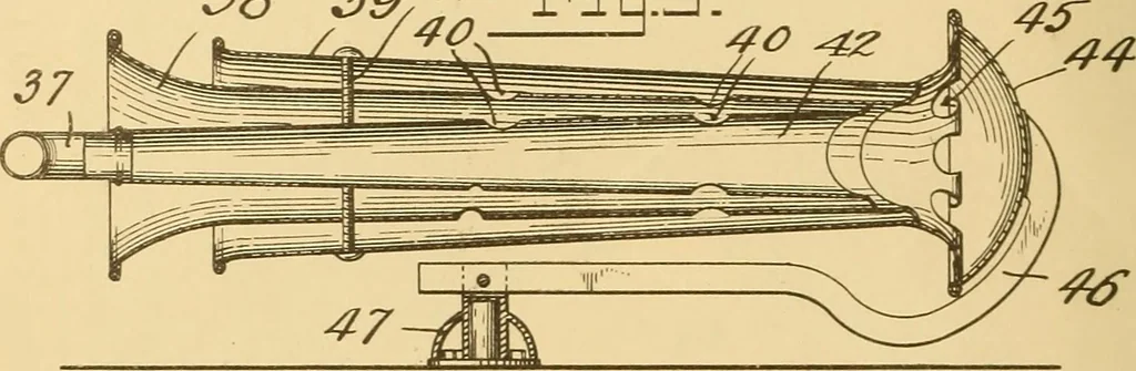 An illustration from [Graphophone patents], 1878, leaf 43