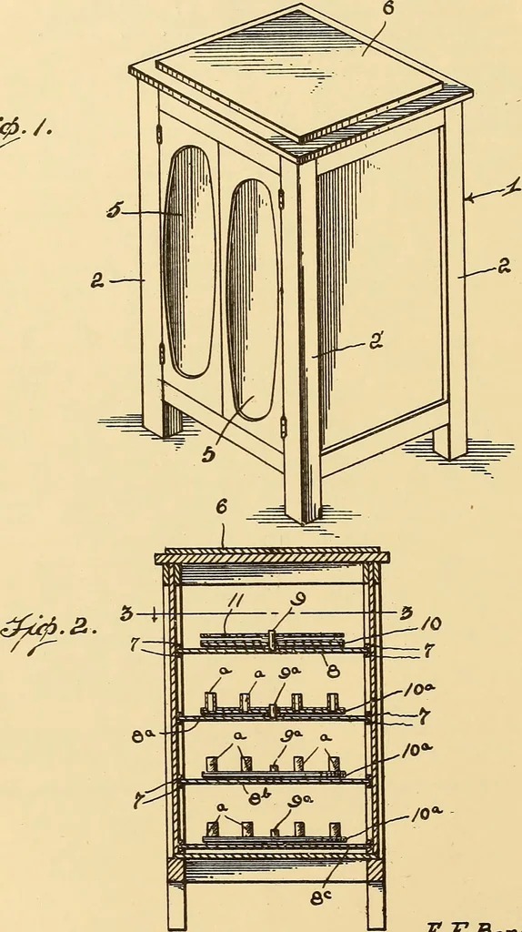 An illustration from [Graphophone patents], 1878, leaf 433