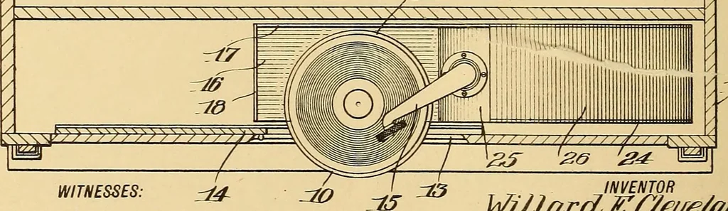 An illustration from [Graphophone patents], 1878, leaf 453