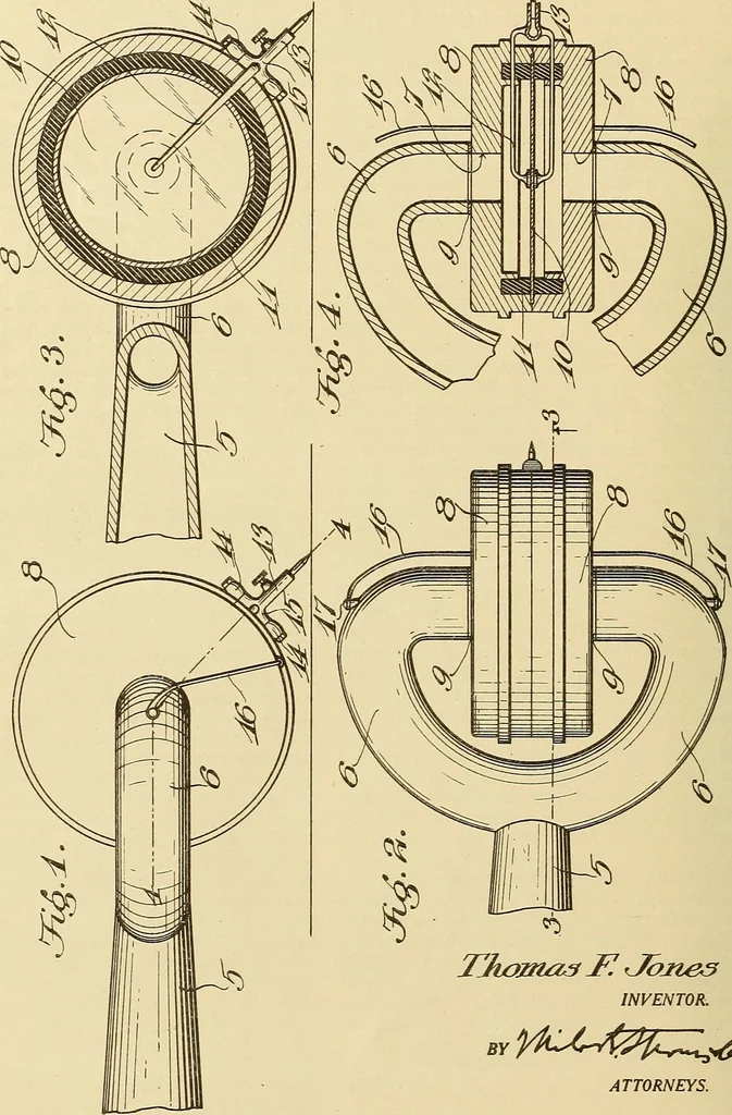 An illustration from [Graphophone patents], 1878, leaf 461