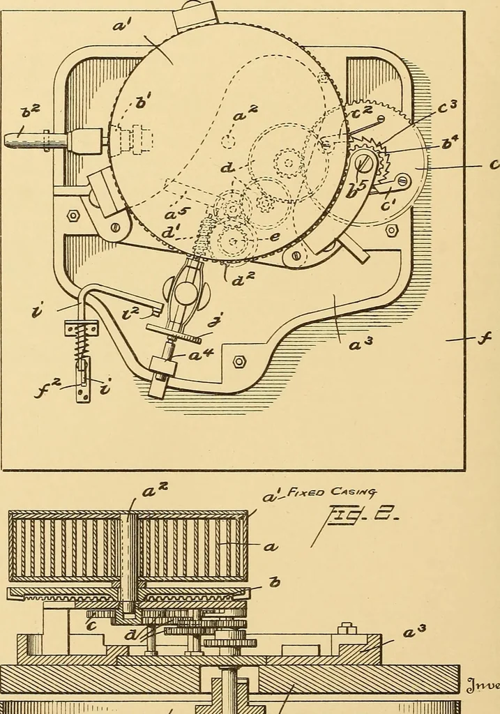 An illustration from [Graphophone patents], 1878, leaf 475