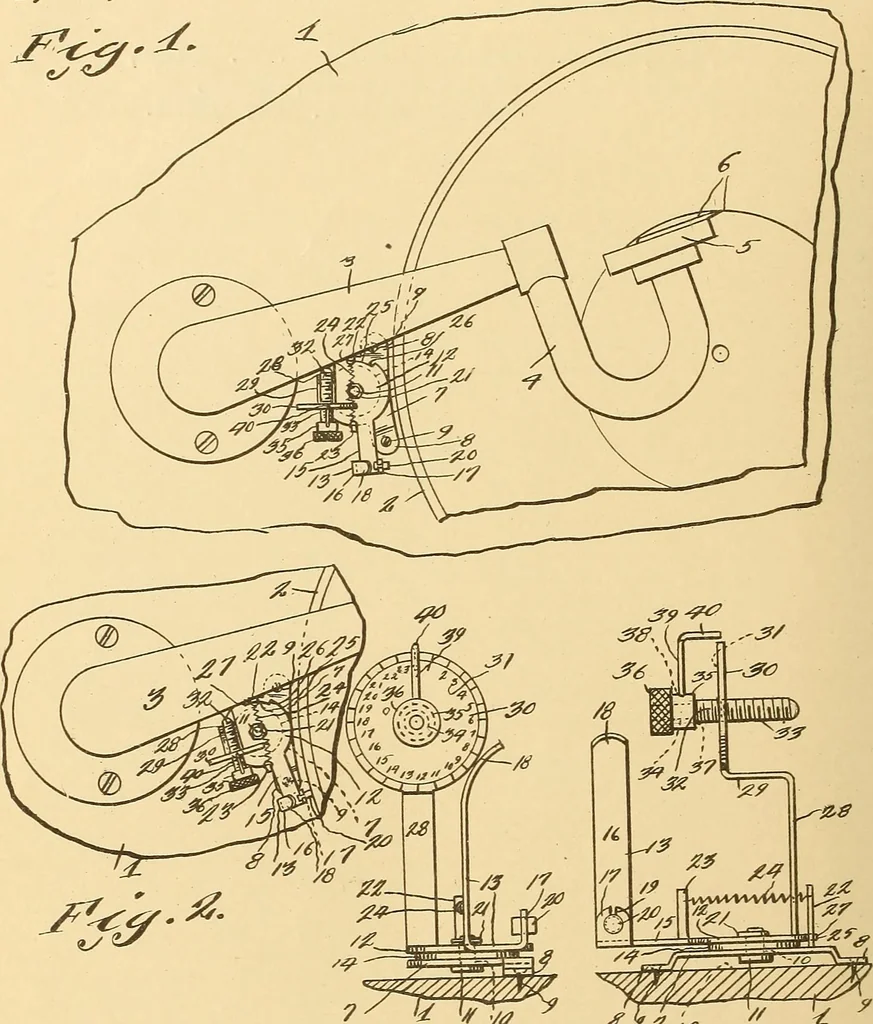 An illustration from [Graphophone patents], 1878, leaf 487