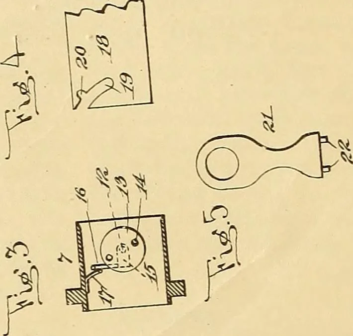 An illustration from [Graphophone patents], 1878, leaf 497