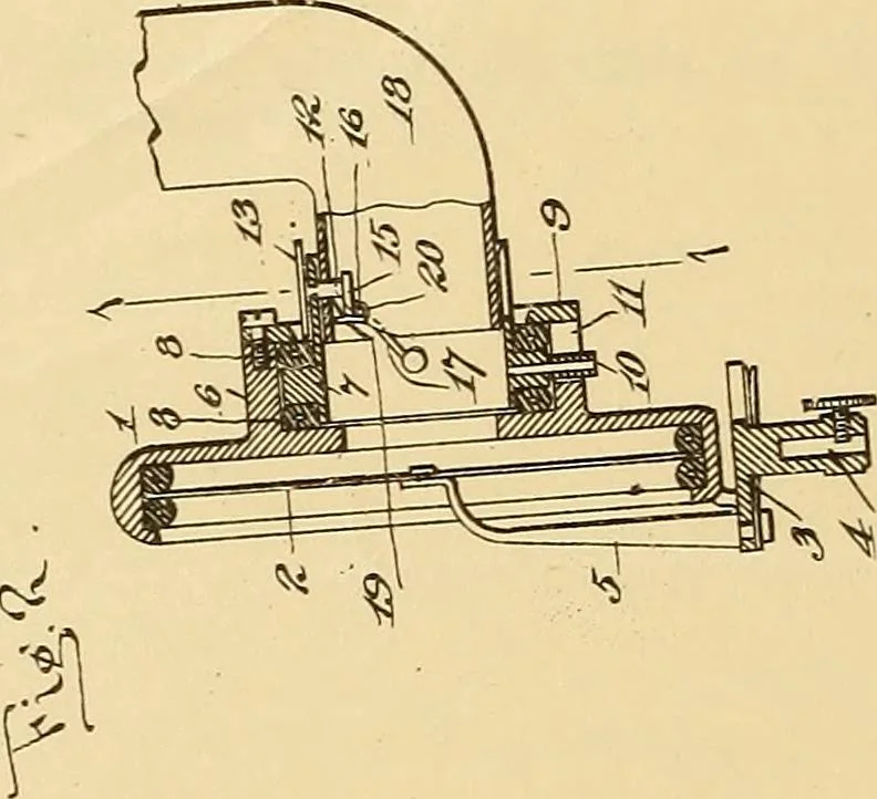 An illustration from [Graphophone patents], 1878, leaf 497