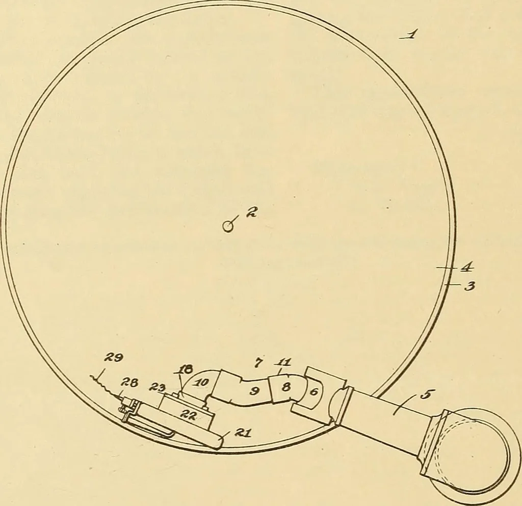 An illustration from [Graphophone patents], 1878, leaf 501