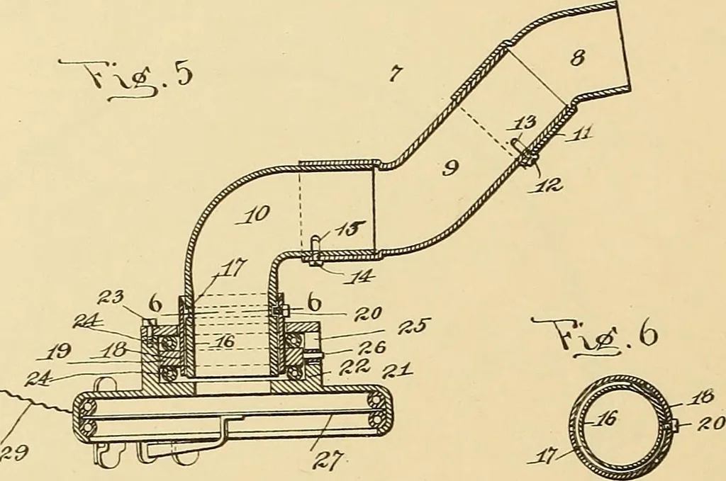 An illustration from [Graphophone patents], 1878, leaf 503