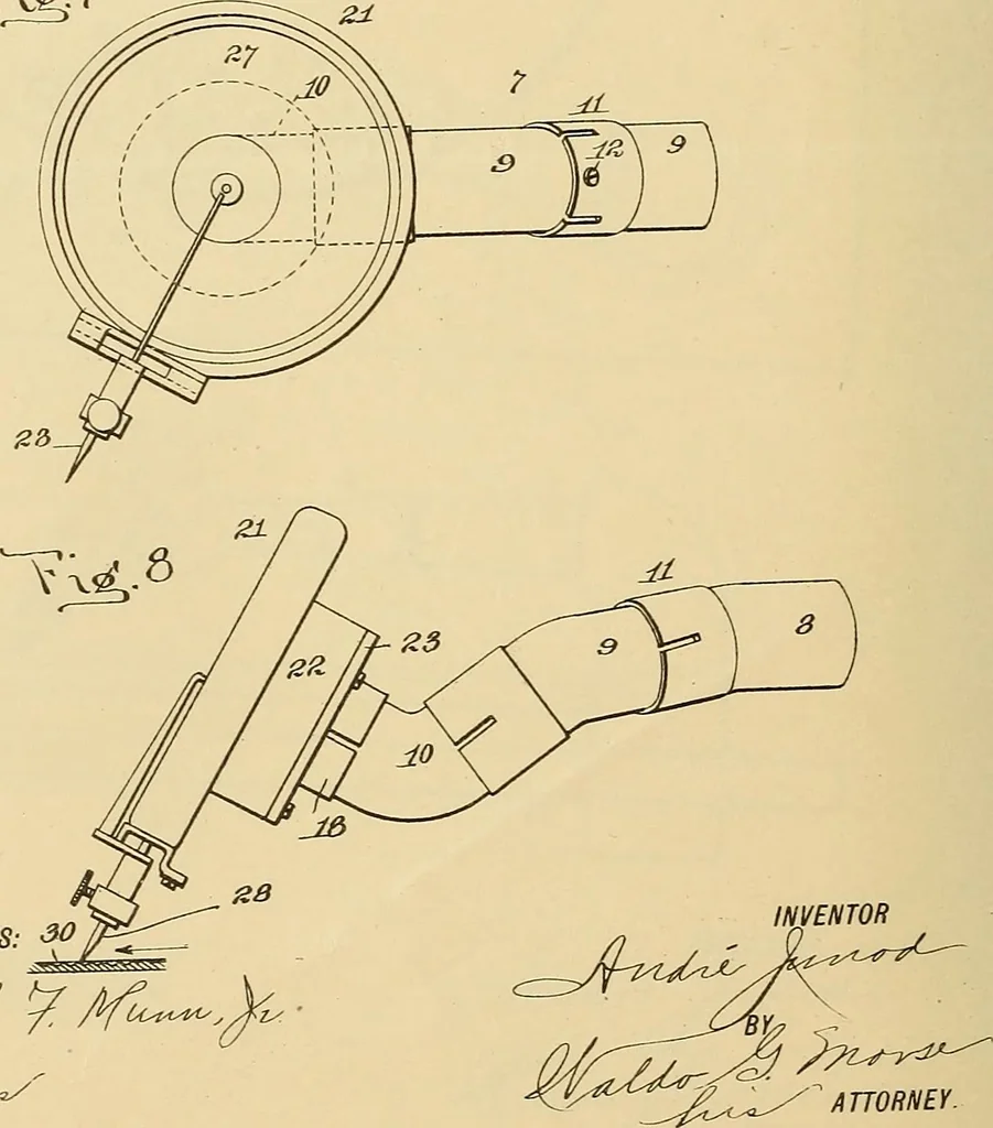 An illustration from [Graphophone patents], 1878, leaf 503