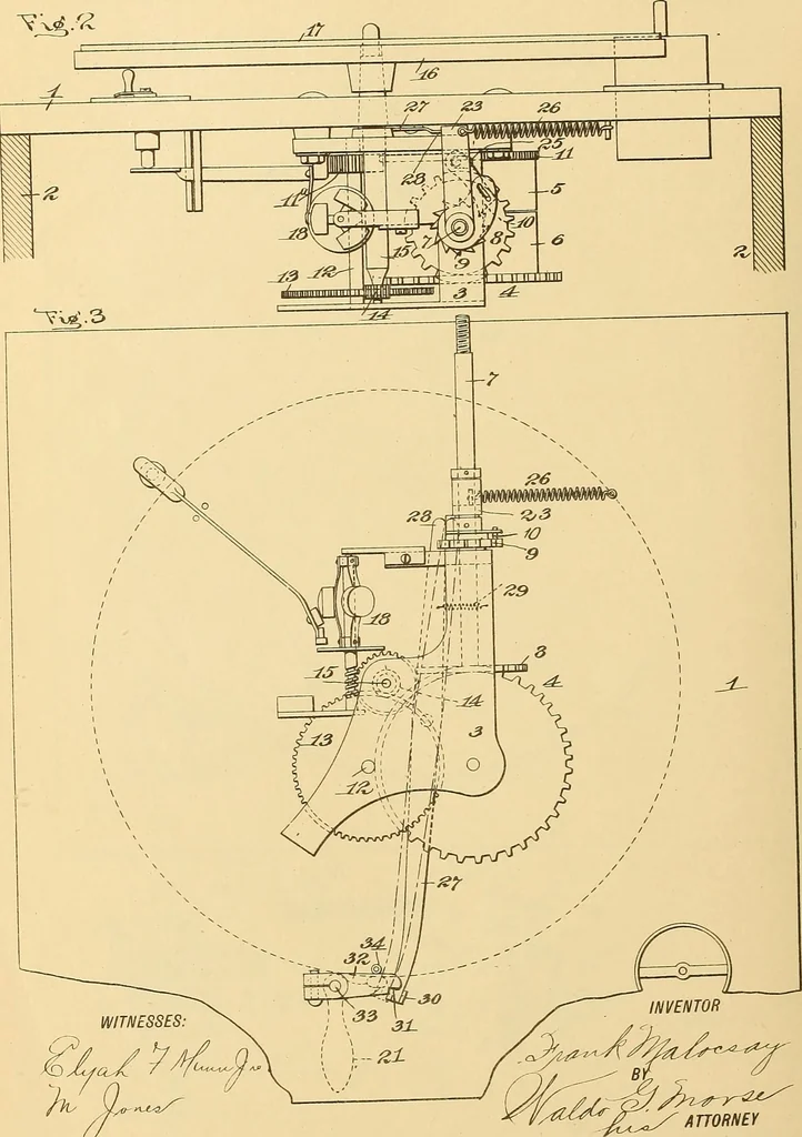 An illustration from [Graphophone patents], 1878, leaf 509