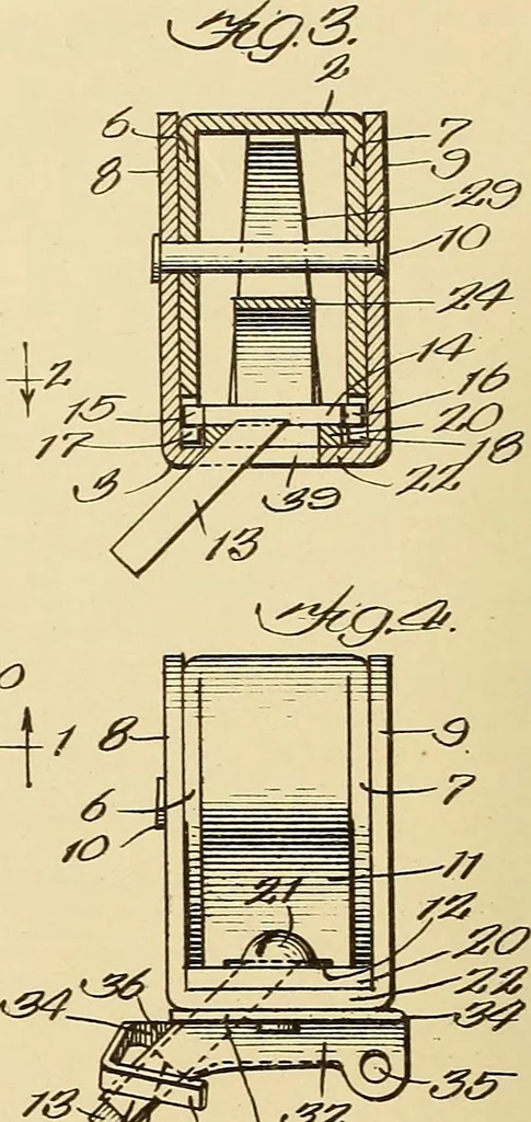 An illustration from [Graphophone patents], 1878, leaf 527
