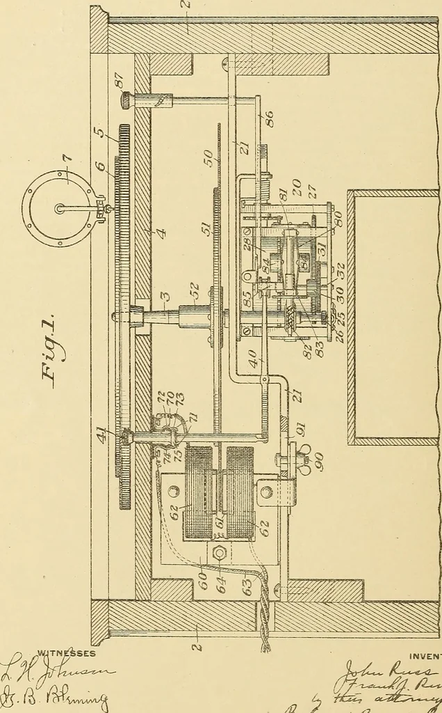 An illustration from [Graphophone patents], 1878, leaf 531