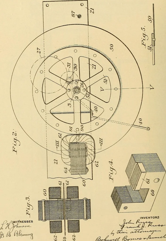 An illustration from [Graphophone patents], 1878, leaf 533