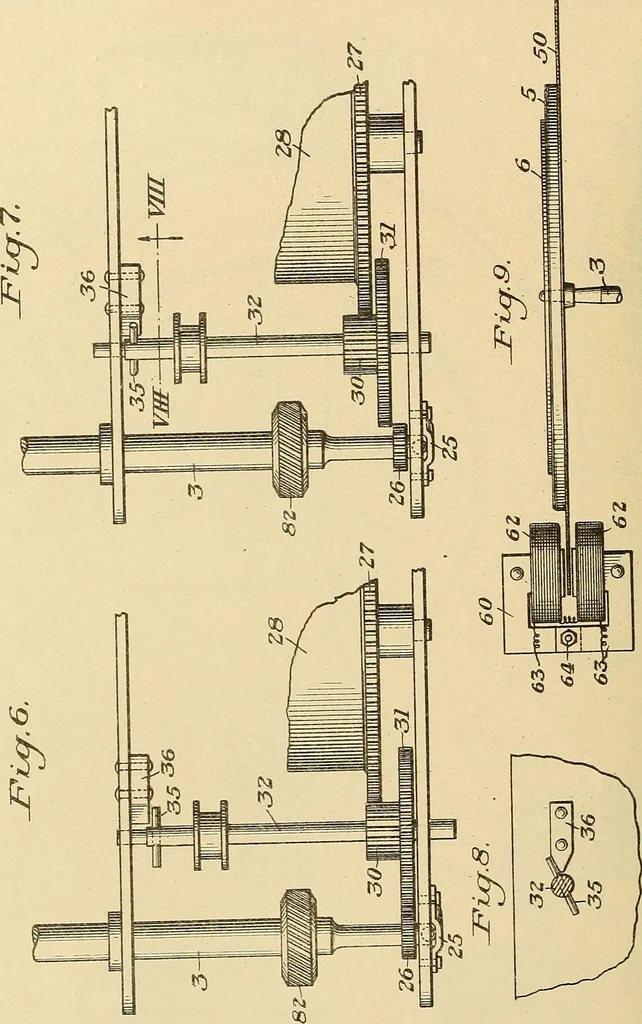An illustration from [Graphophone patents], 1878, leaf 535