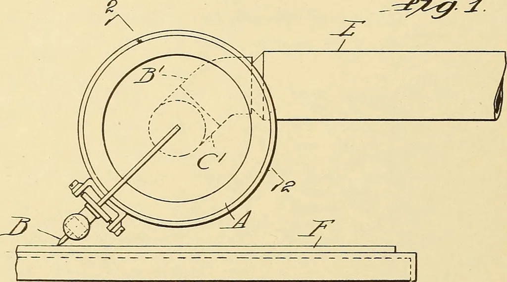 An illustration from [Graphophone patents], 1878, leaf 545