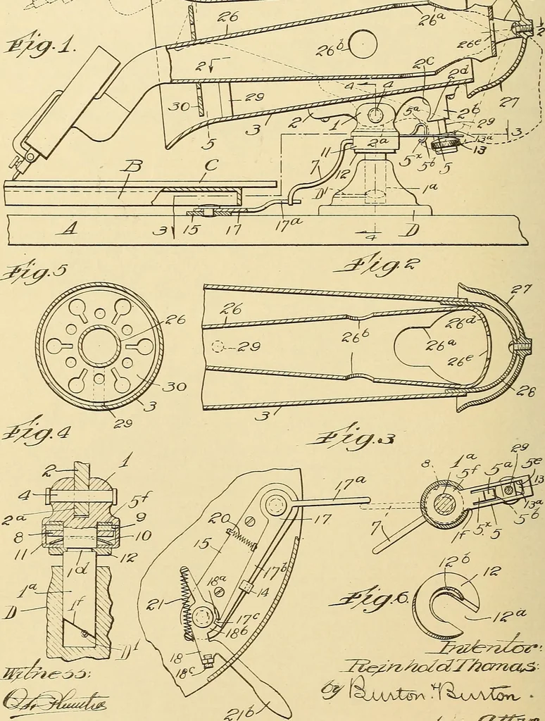 An illustration from [Graphophone patents], 1878, leaf 549