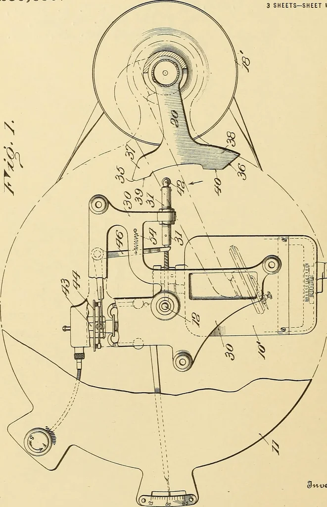 An illustration from [Graphophone patents], 1878, leaf 559