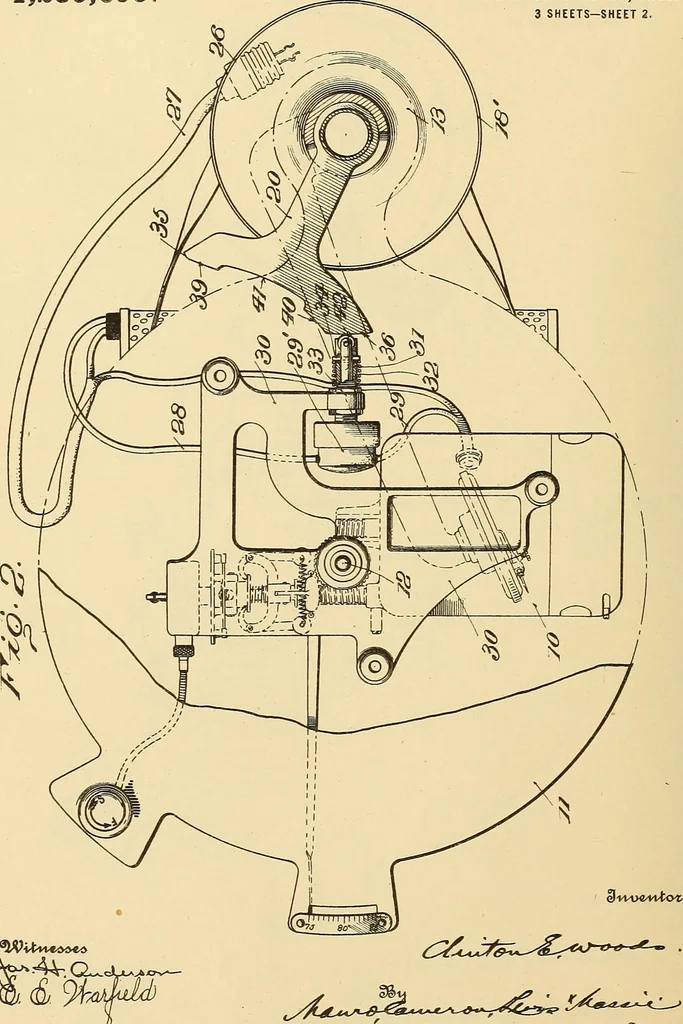 An illustration from [Graphophone patents], 1878, leaf 561