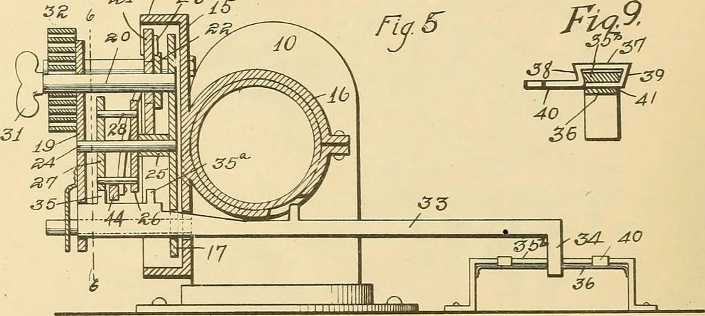 An illustration from [Graphophone patents], 1878, leaf 577