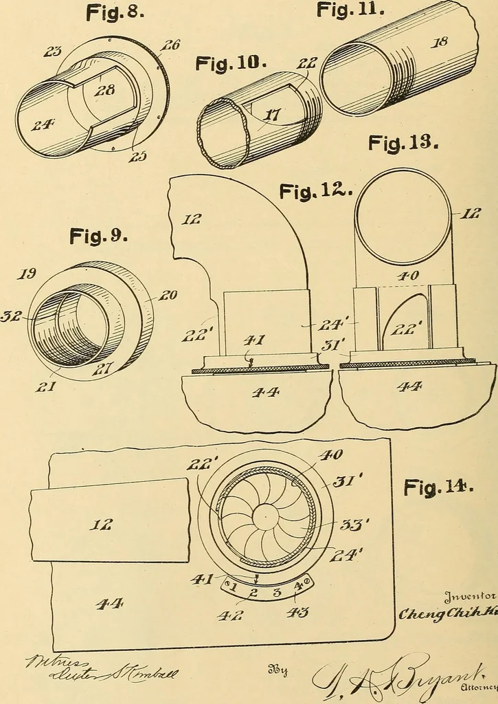 An illustration from [Graphophone patents], 1878, leaf 585