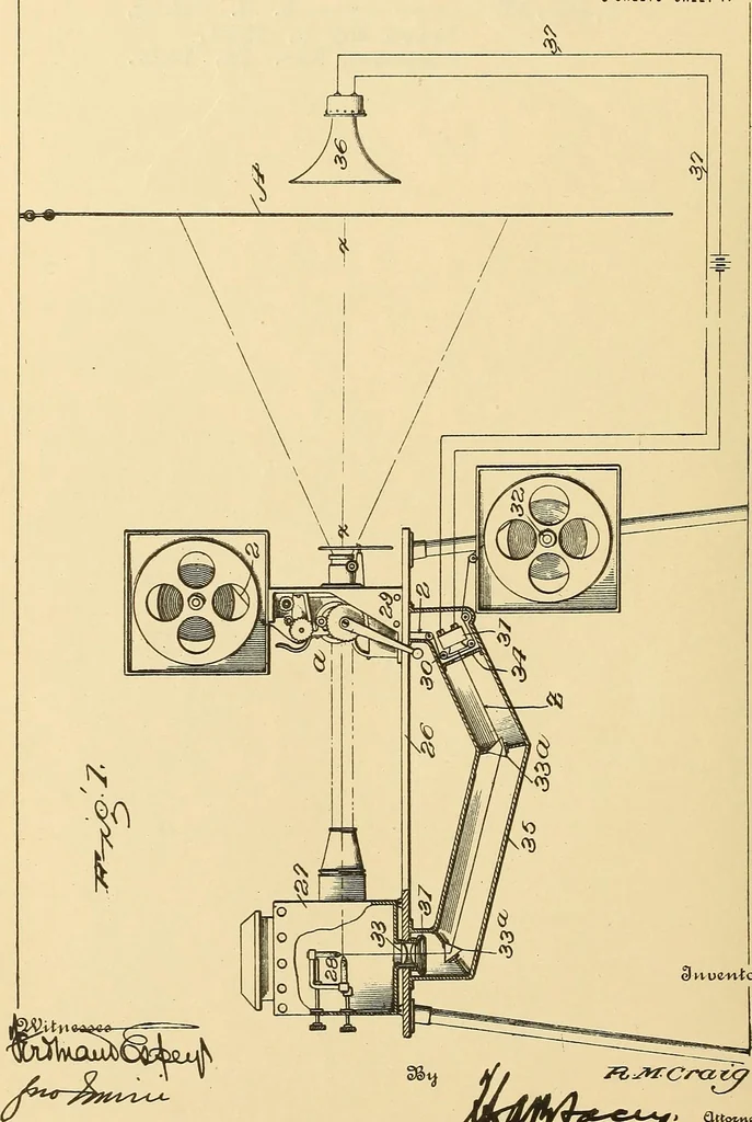 An illustration from [Graphophone patents], 1878, leaf 591