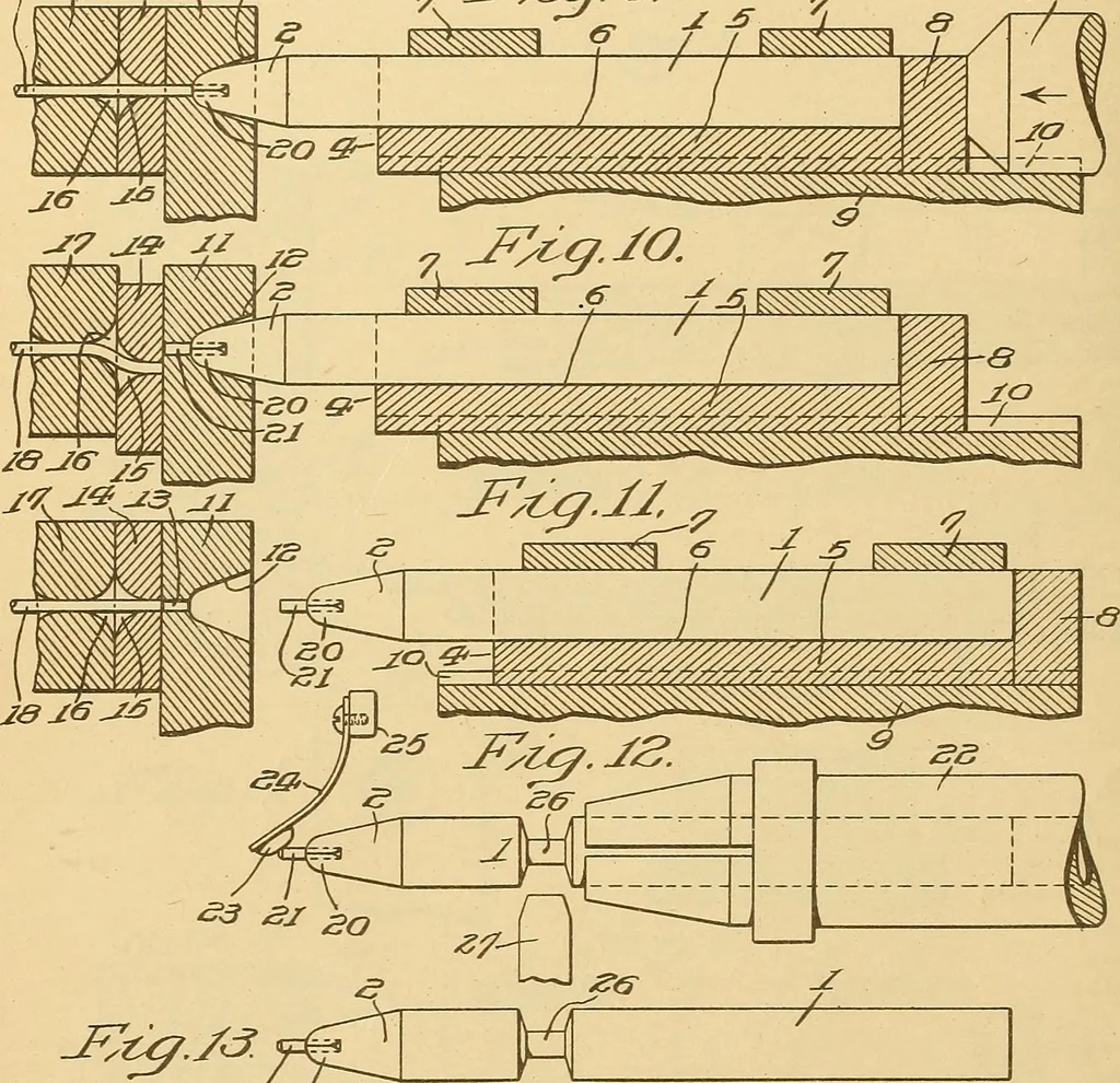 An illustration from [Graphophone patents], 1878, leaf 61