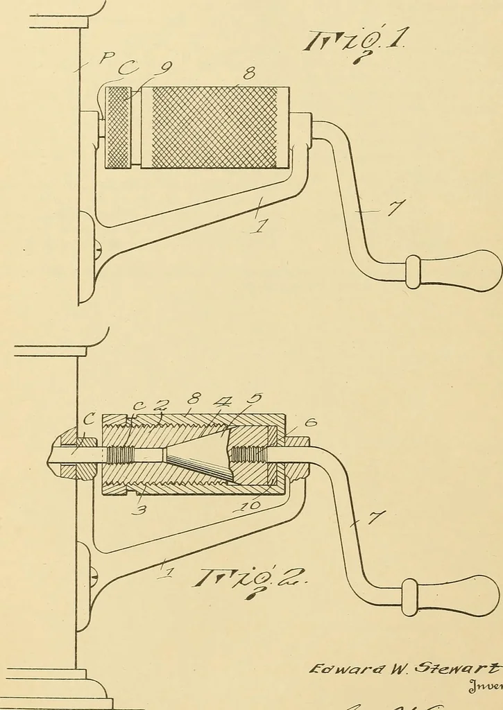 An illustration from [Graphophone patents], 1878, leaf 629