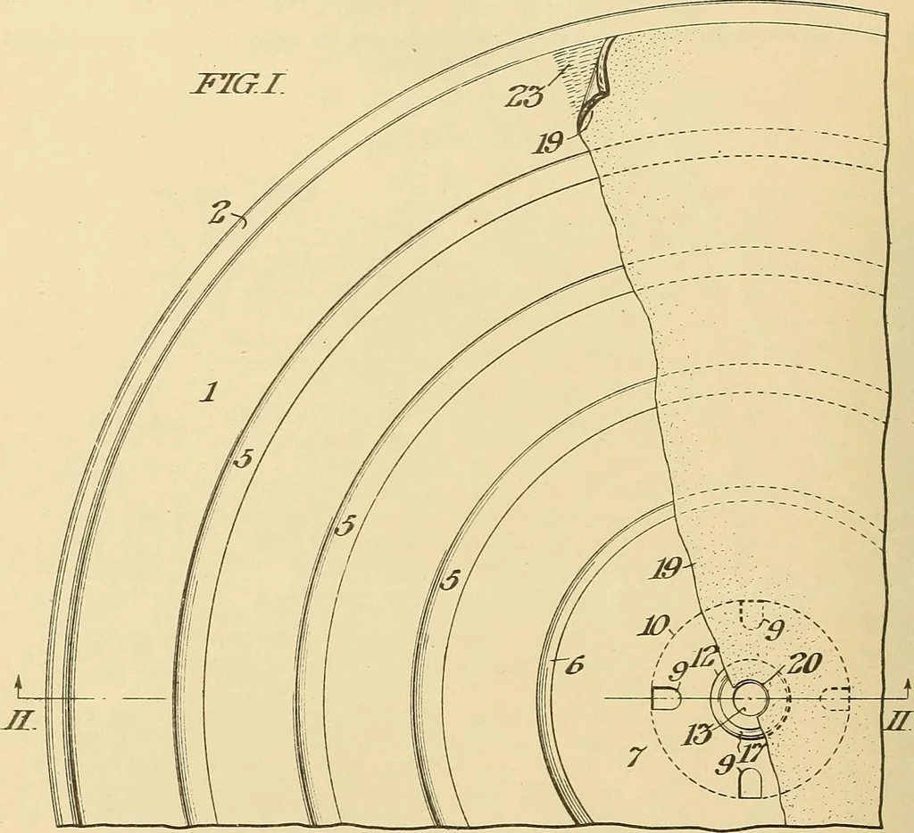 An illustration from [Graphophone patents], 1878, leaf 633