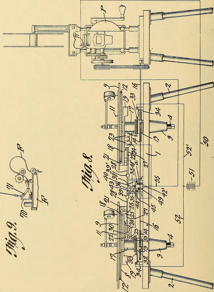 An illustration from [Graphophone patents], 1878, leaf 671