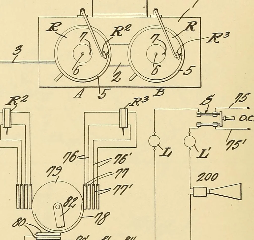 An illustration from [Graphophone patents], 1878, leaf 679