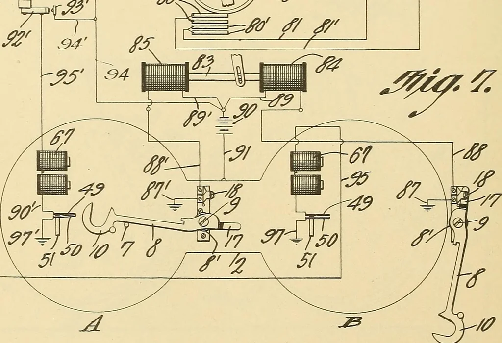 An illustration from [Graphophone patents], 1878, leaf 679