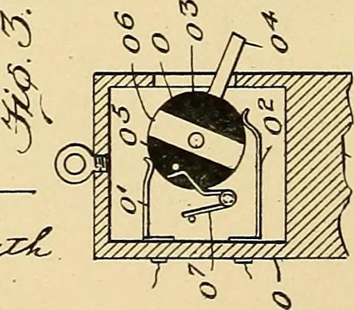 An illustration from [Graphophone patents], 1878, leaf 701