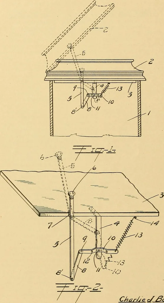 An illustration from [Graphophone patents], 1878, leaf 713