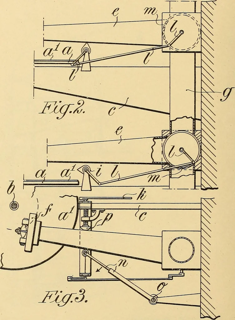 An illustration from [Graphophone patents], 1878, leaf 725