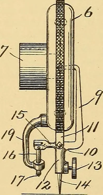 An illustration from [Graphophone patents], 1878, leaf 731