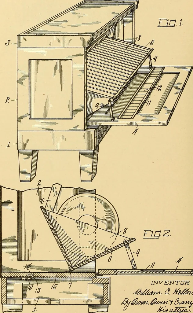 An illustration from [Graphophone patents], 1878, leaf 735