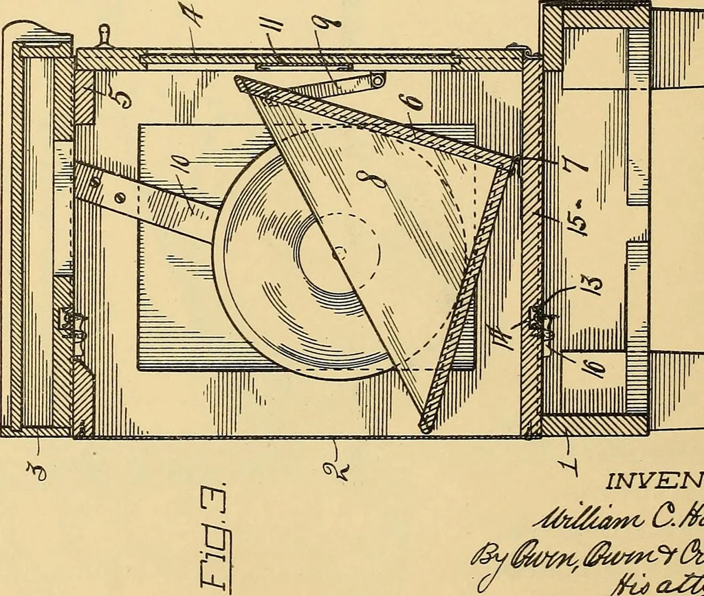 An illustration from [Graphophone patents], 1878, leaf 737
