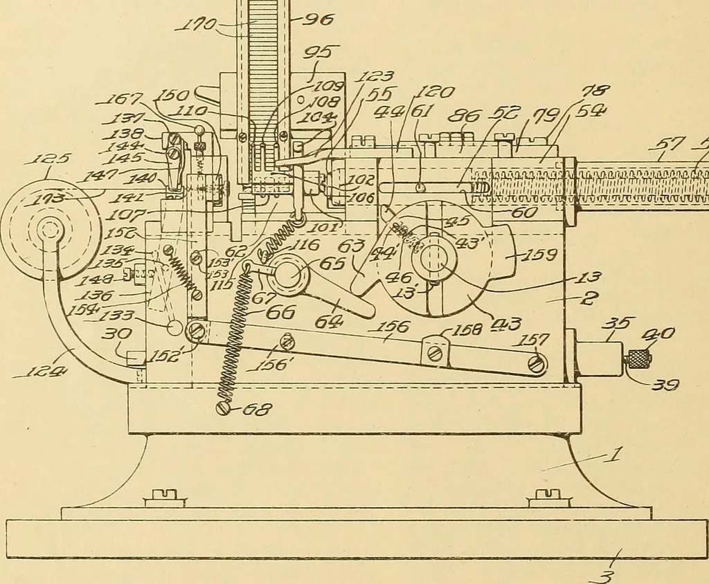 An illustration from [Graphophone patents], 1878, leaf 75