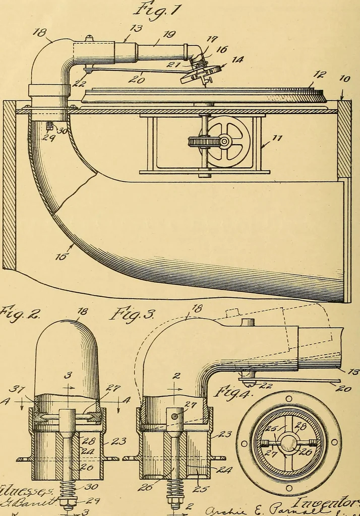 An illustration from [Graphophone patents], 1878, leaf 763