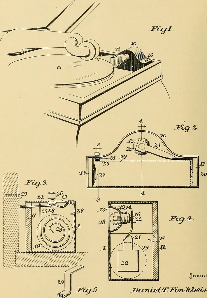 An illustration from [Graphophone patents], 1878, leaf 767