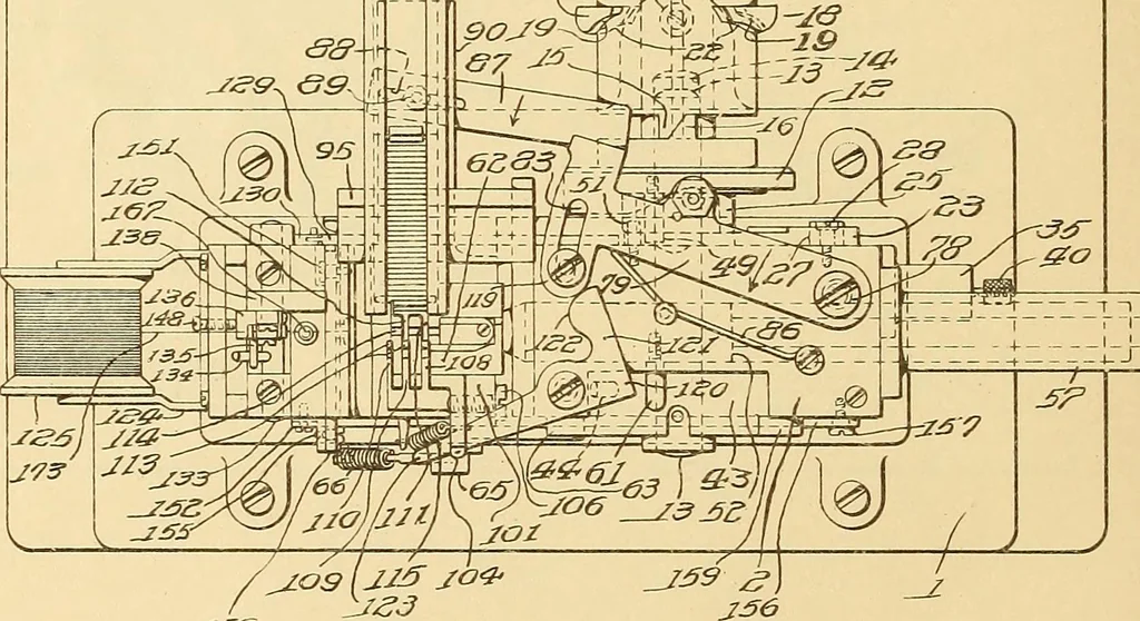 An illustration from [Graphophone patents], 1878, leaf 77