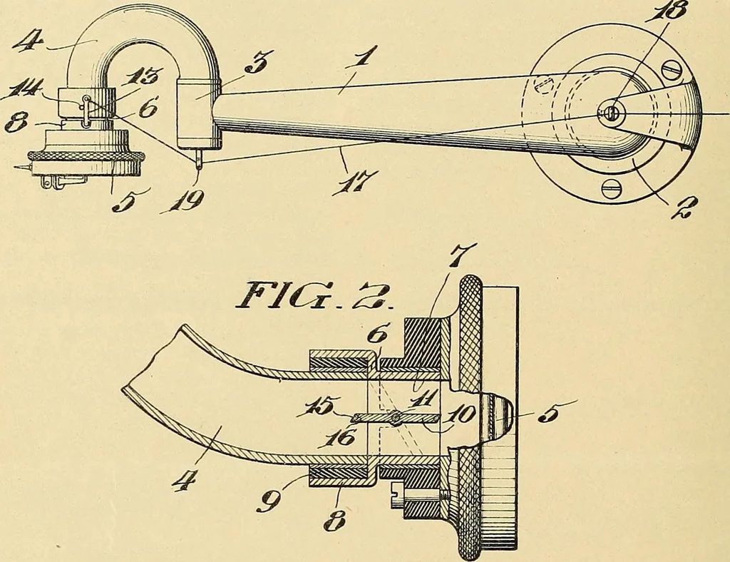 An illustration from [Graphophone patents], 1878, leaf 797